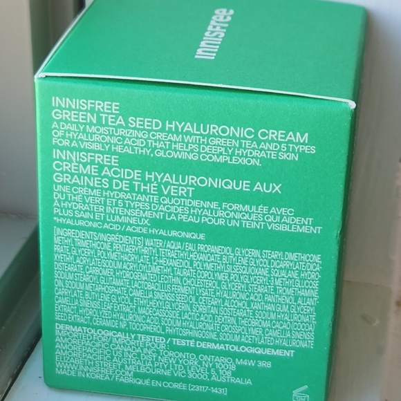 NIB INNISFREE GREEN TEA SEED  HYALURONIC CREAM - Picture 11 of 15